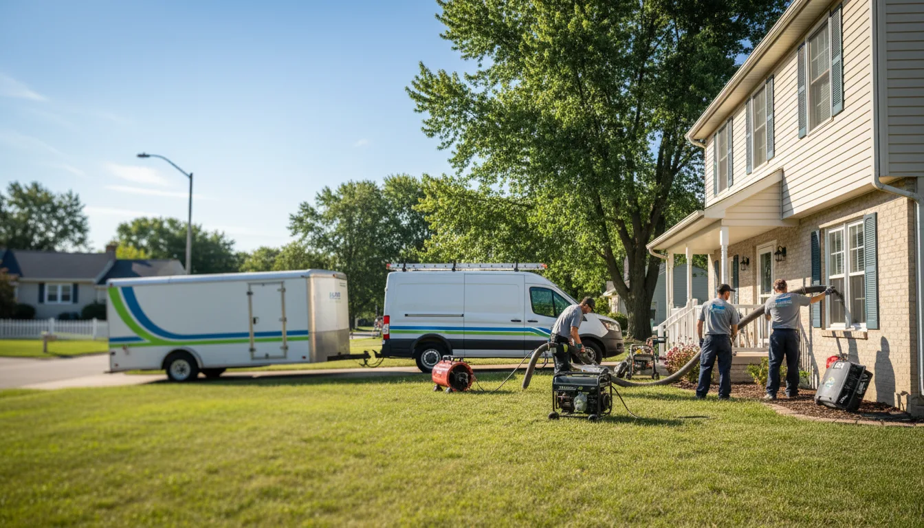 Flooded Basement Restoration And Cleanup With Repair in Plains, KS near me